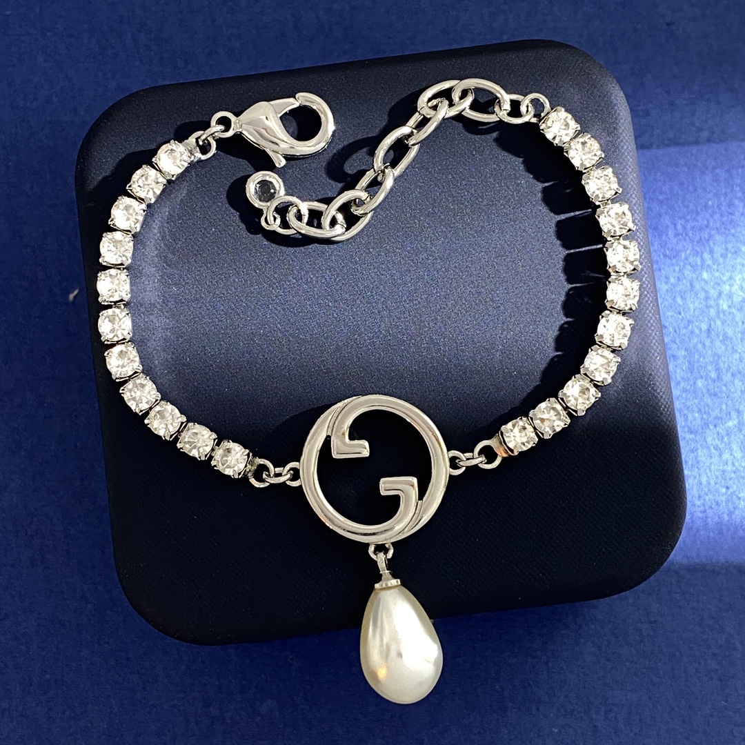 GGS005 GG Blondie crystal-embellished bracelet - ccjewelryacc