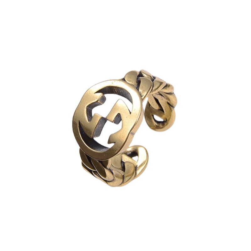 GGR017 GG icon ring with interlocking g - ccjewelryacc