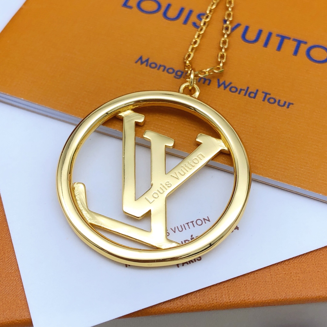 LVN029 lv iconic pendant necklace - ccjewelryacc