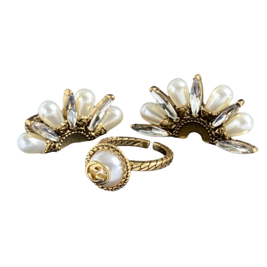 GGR013 GG LOVE Parade sunflower ring - ccjewelryacc