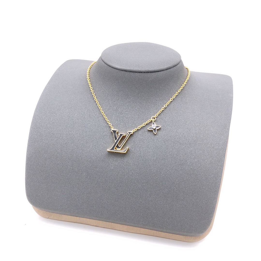 LVN034 VL ICONIC Enamel necklace - ccjewelryacc