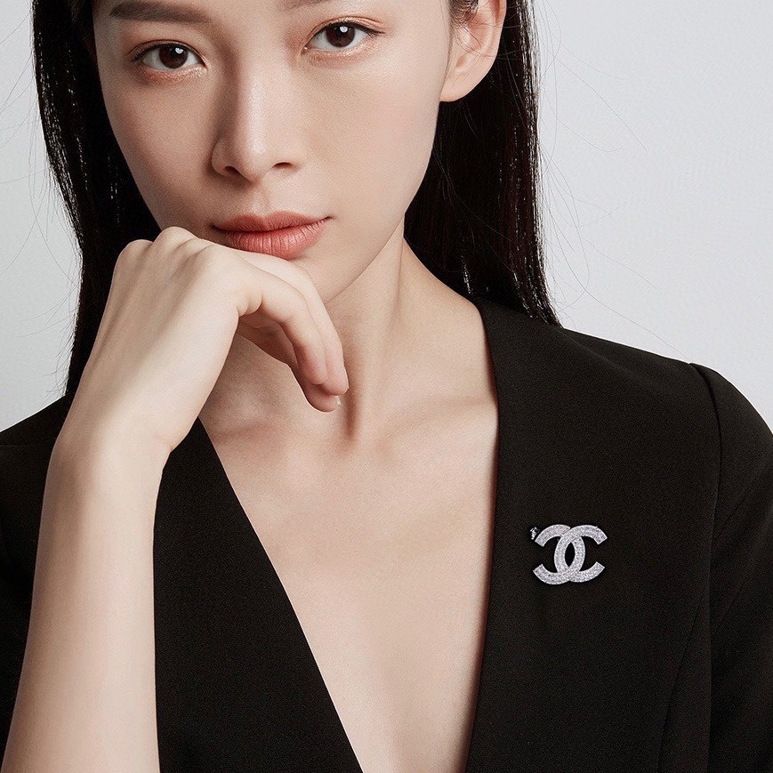 BCB017 CC rhinestone brooch - ccjewelryacc