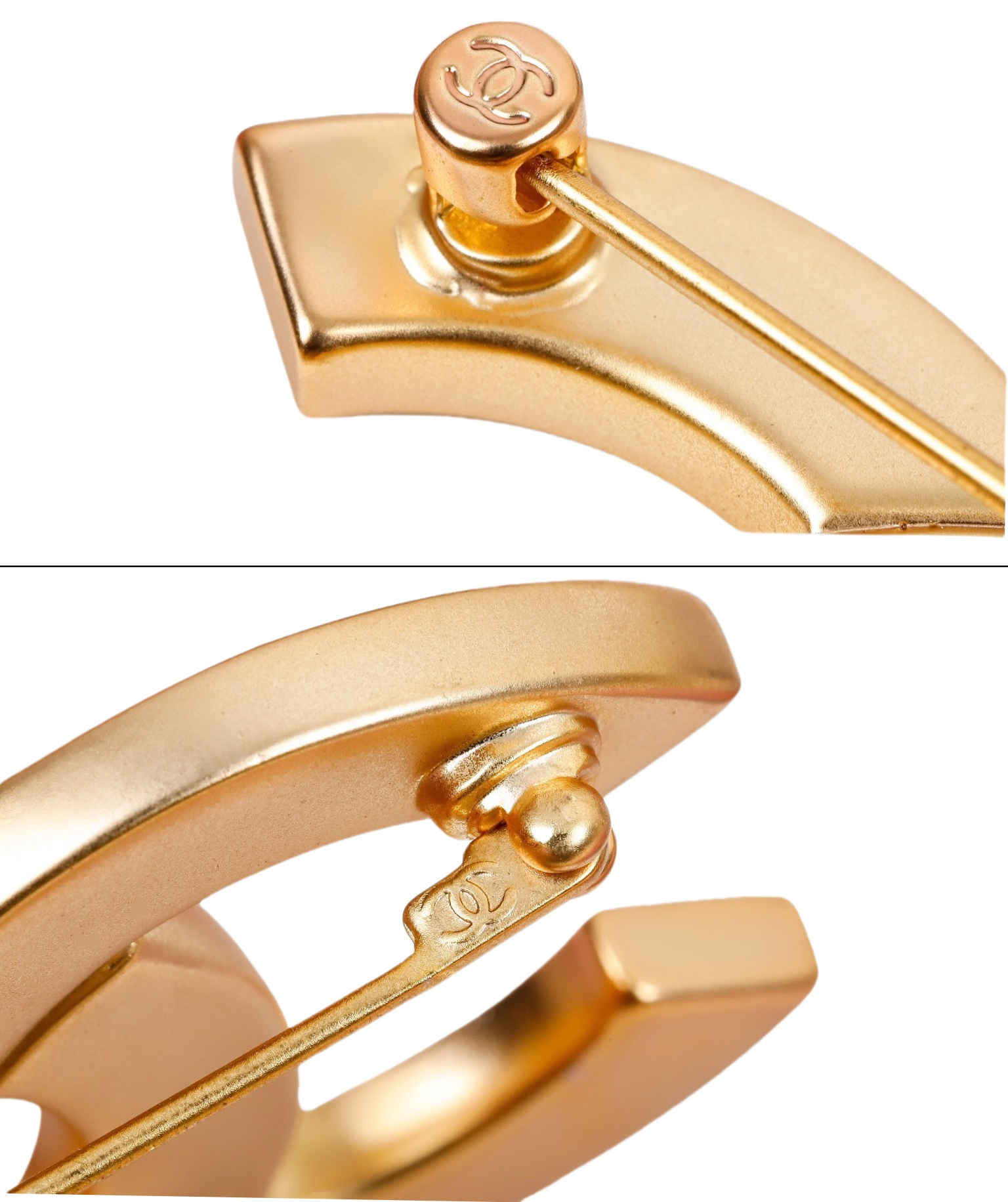 BCB340 Crystal sparkling CC brooch - ccjewelryacc