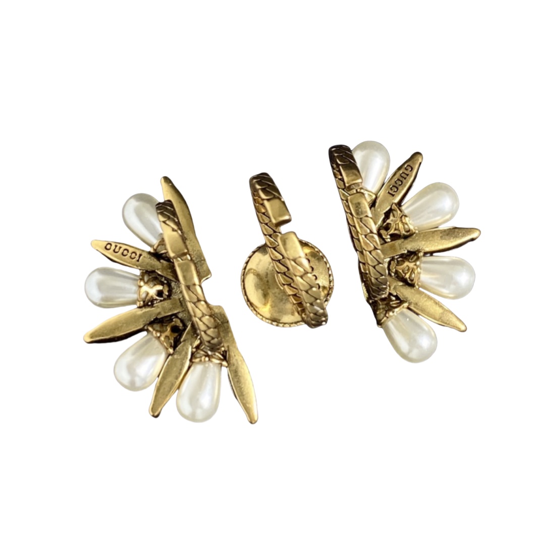 GGR013 GG LOVE Parade sunflower ring - ccjewelryacc