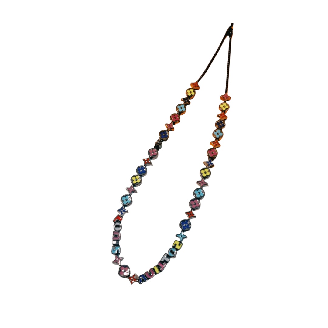 LVN043 louis Monogram party necklace - ccjewelryacc