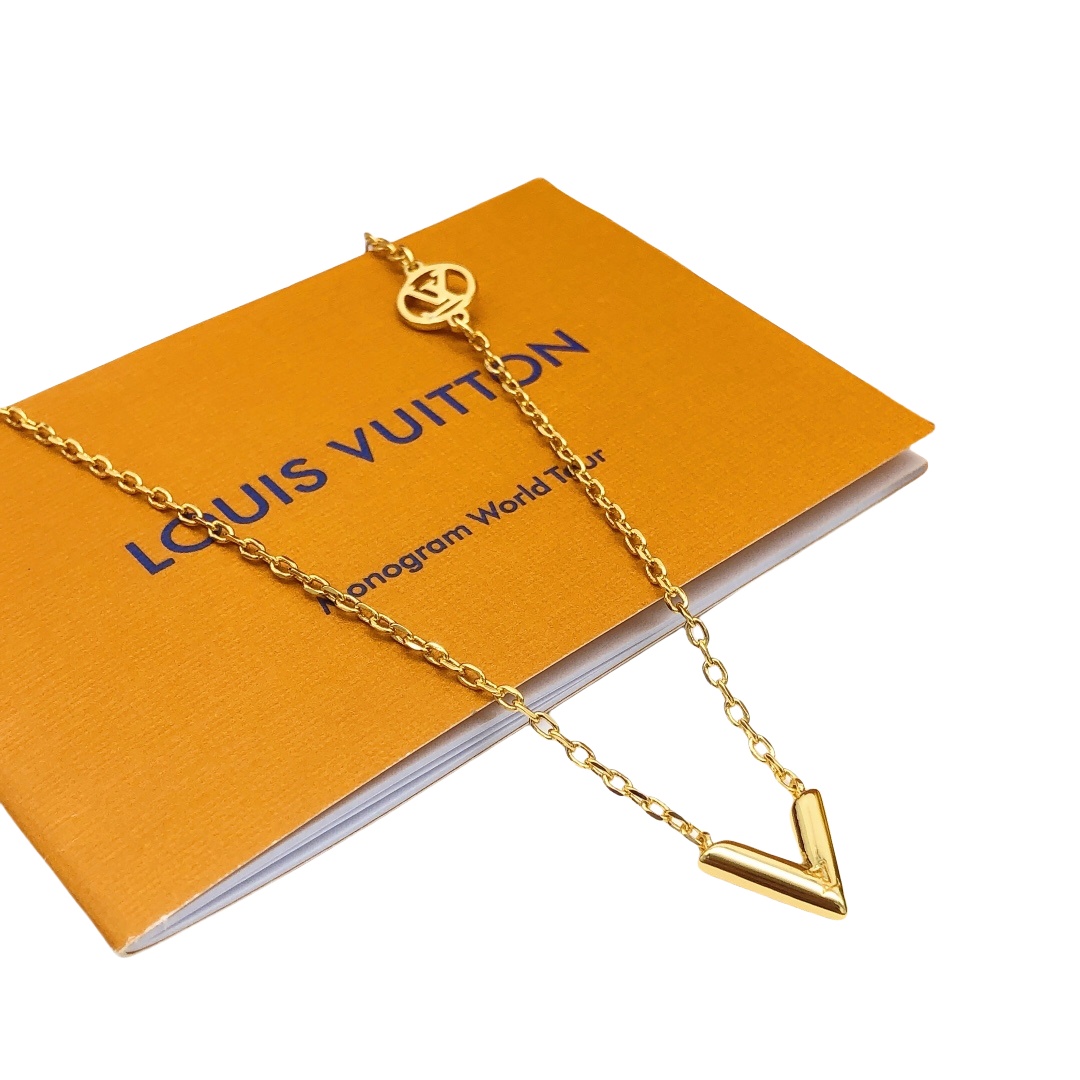 LVN074 LOUIS V pendant Necklaces Women's - ccjewelryacc