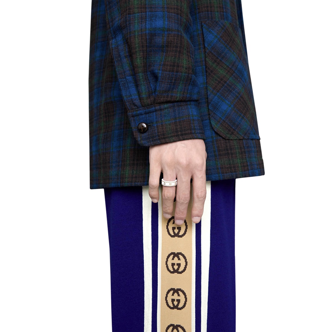 GGR018 GG Icon ceramic ring - ccjewelryacc