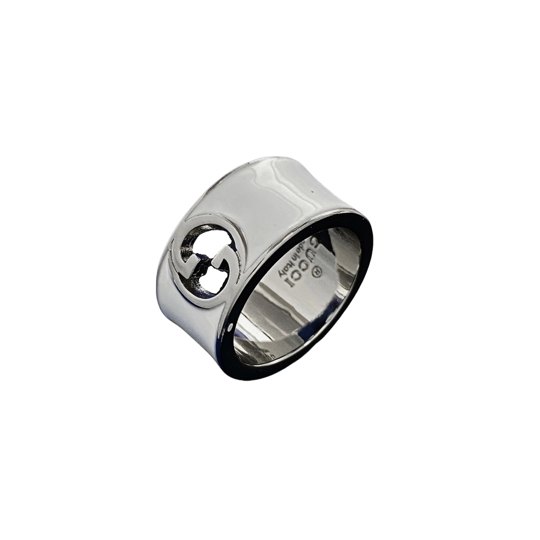 GGR015 Interlocking g enamel ring - ccjewelryacc