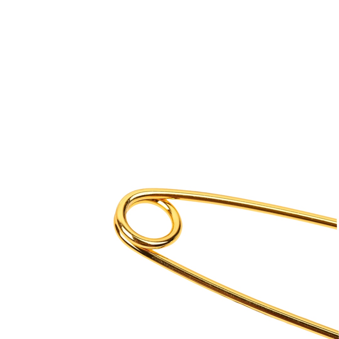 BCB462 Pearl button safety pin brooch pin - ccjewelryacc