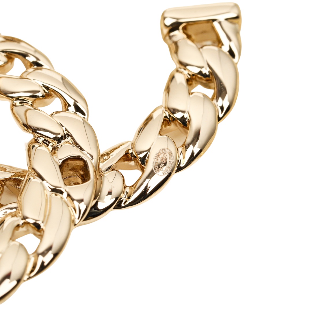 BCB426 24P Chain CC logo brooch pin - ccjewelryacc