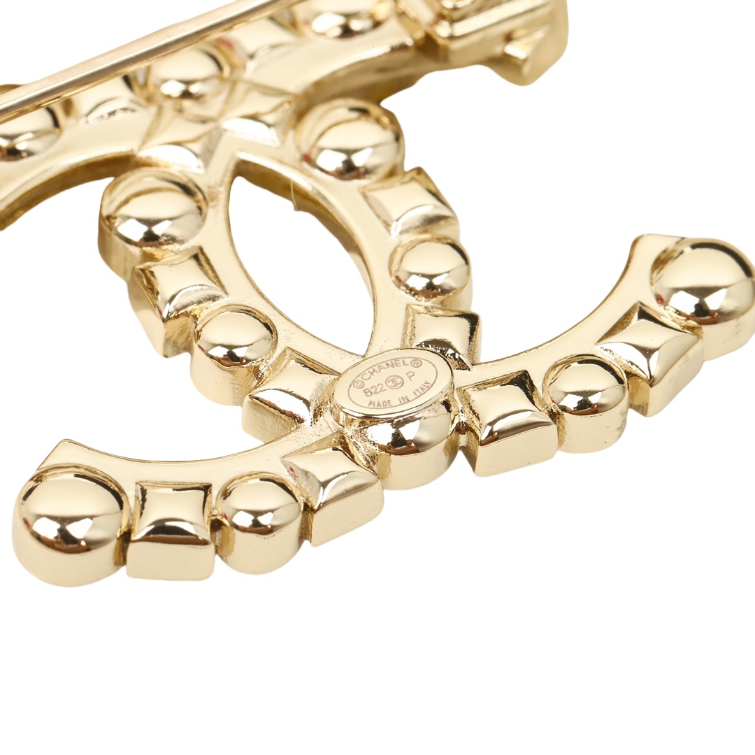 BCB386 Black crystal diamond cc brooch - ccjewelryacc