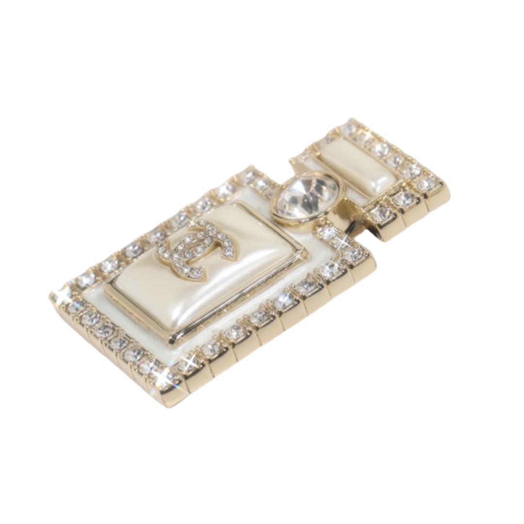 BCB424 Crystal Resin perfume bottle with cc logo brooch pin - ccjewelryacc