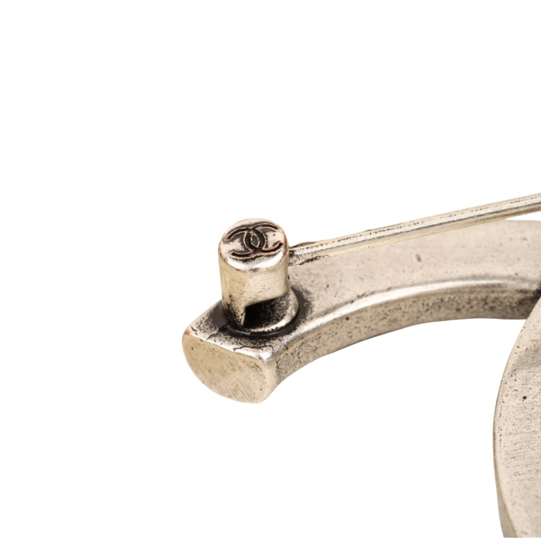 BCB383 24A Métiers d’art Collection Metal Swarovski crystal CC brooch pin - ccjewelryacc