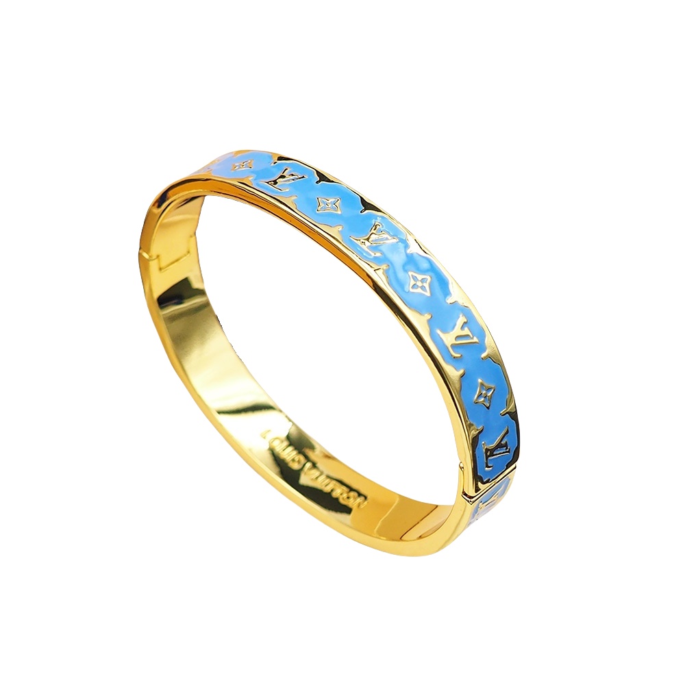 LVS049 Metal Nanogram Enamel bracelet For men women - ccjewelryacc