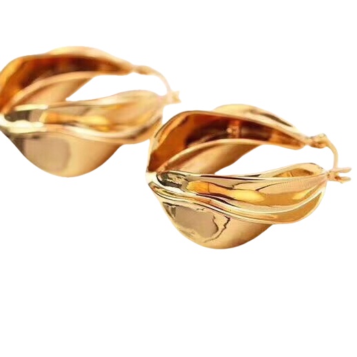 CLE081 Ciline Act de Triomphe twisty metal hook earring - ccjewelryacc