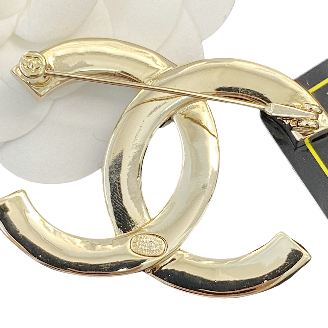 BCB429 Multicolor pearls and crystal cc brooch - ccjewelryacc