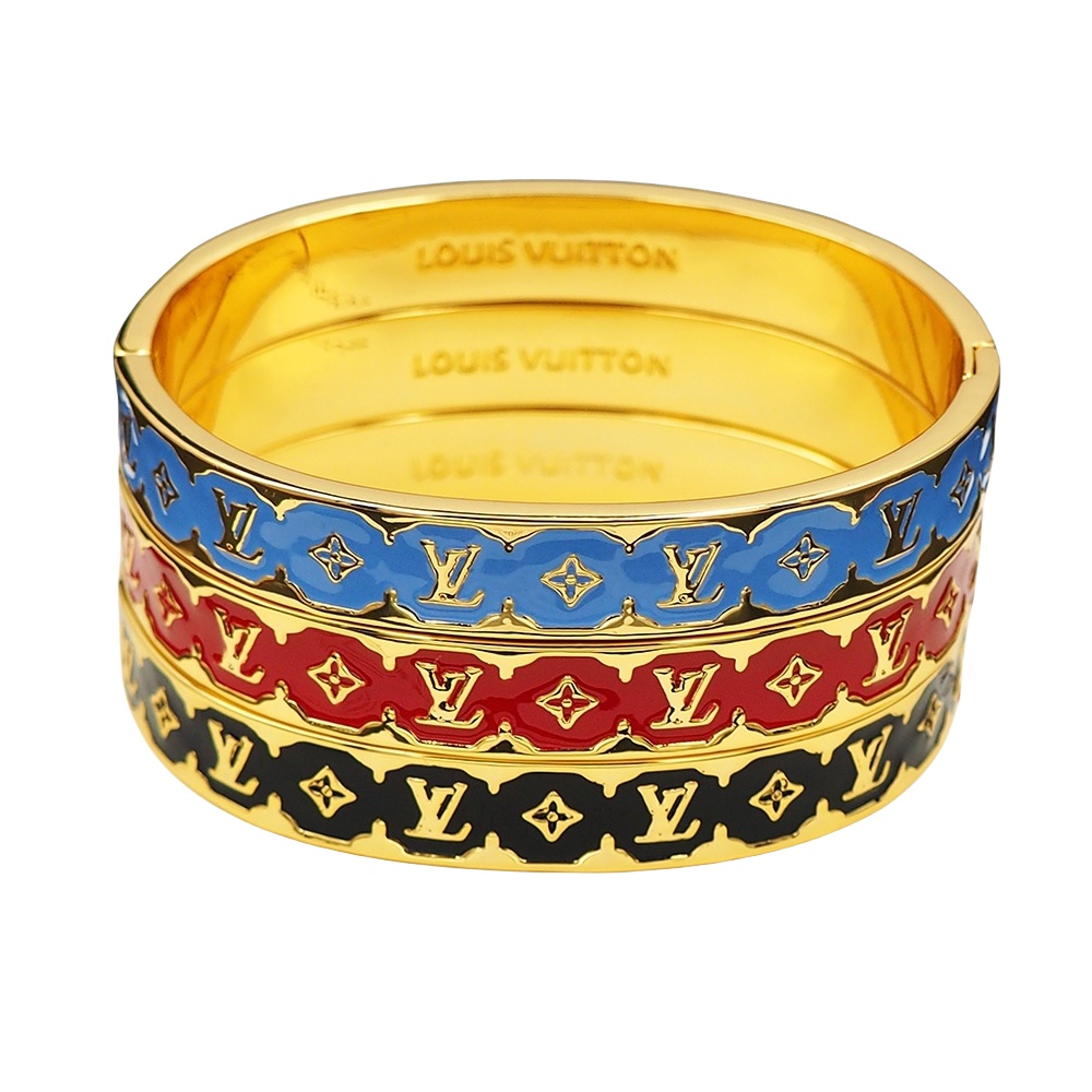 LVS049 Metal Nanogram Enamel bracelet For men women - ccjewelryacc