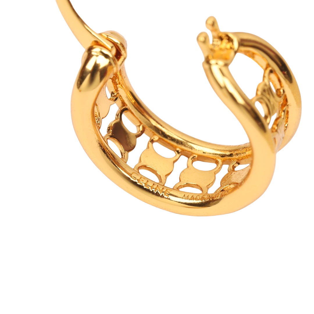 CLE016 Triomphe Hook earrings in metal - ccjewelryacc