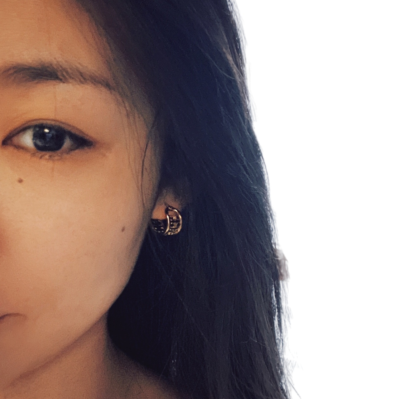 CLE016 Triomphe Hook earrings in metal - ccjewelryacc