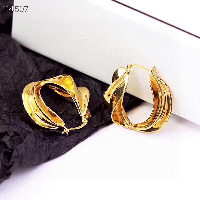 CLE081 Ciline Act de Triomphe twisty metal hook earring - ccjewelryacc