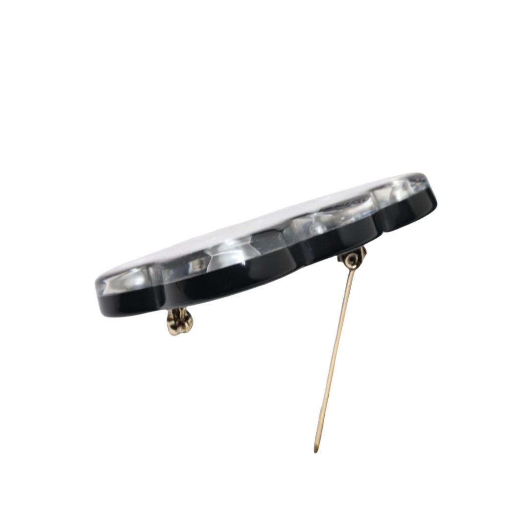 BCB258 Acrylic Cloud star rhinestone brooch pin - ccjewelryacc