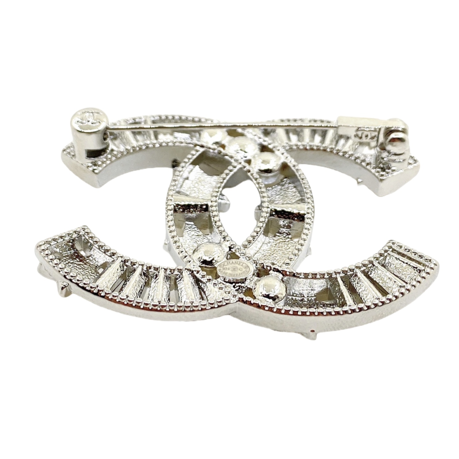 BCB019 Star CC logo brooch pin - ccjewelryacc