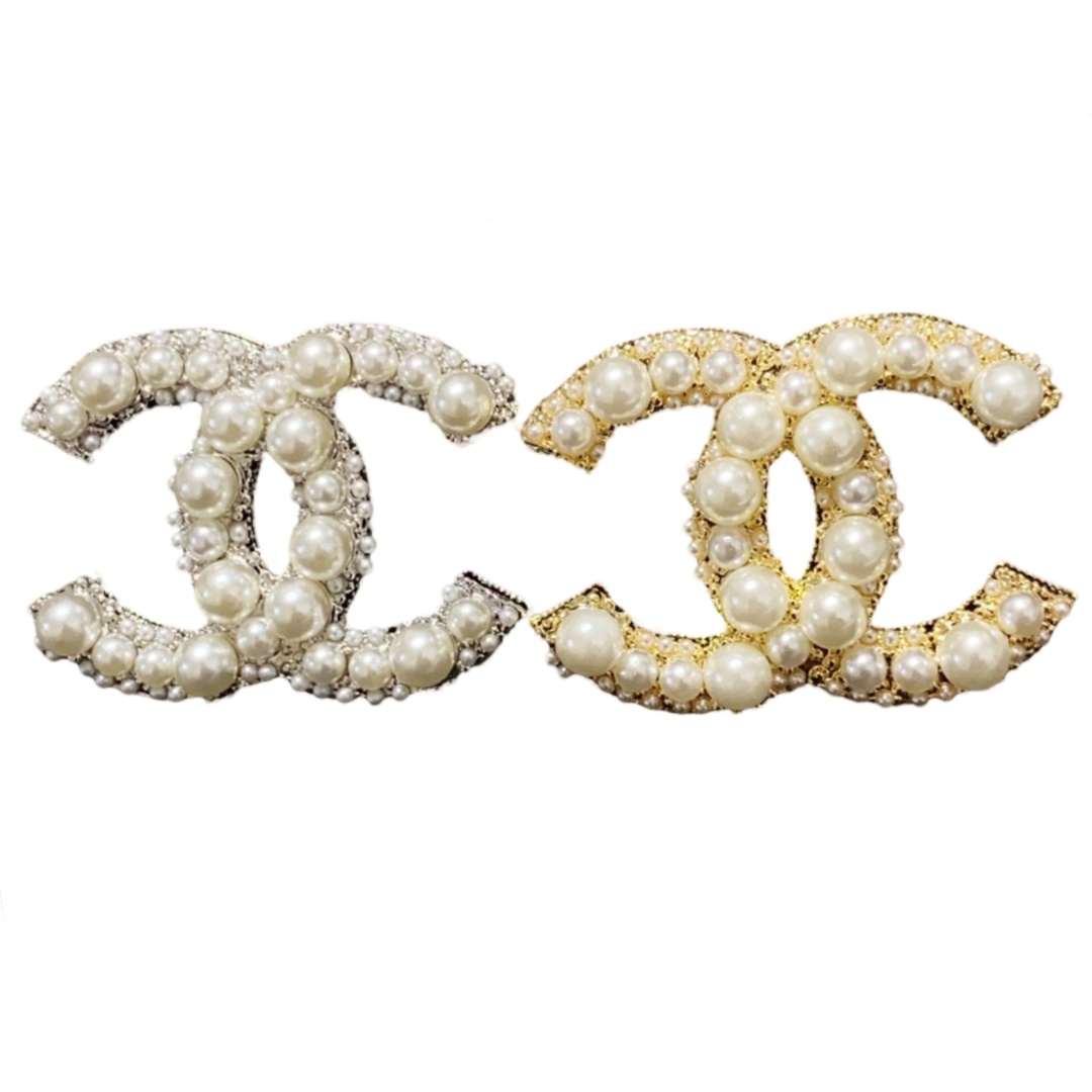 BCB059P 100 Centenary Pearl CC brooch - ccjewelryacc