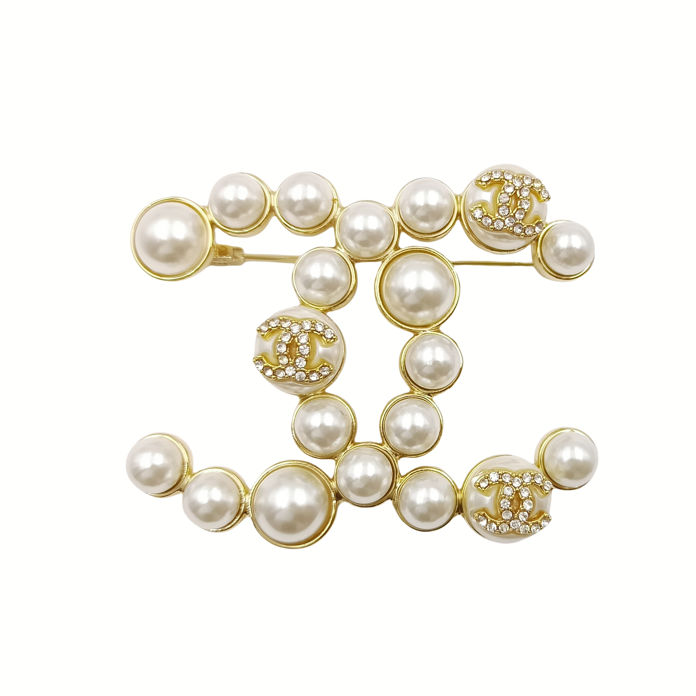 BCB031 Pearl  CC  brooch - ccjewelryacc