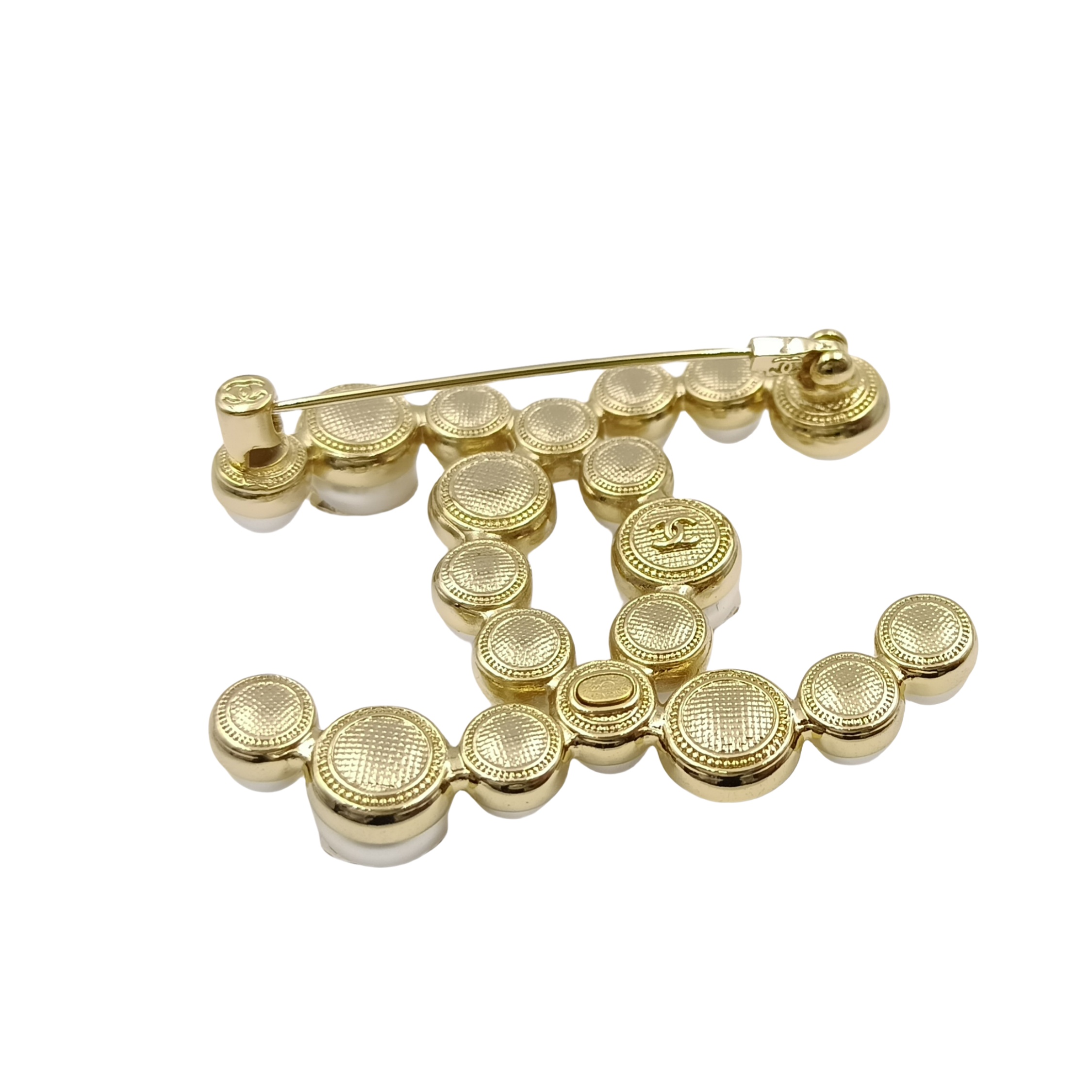 BCB031 Pearl  CC  brooch - ccjewelryacc