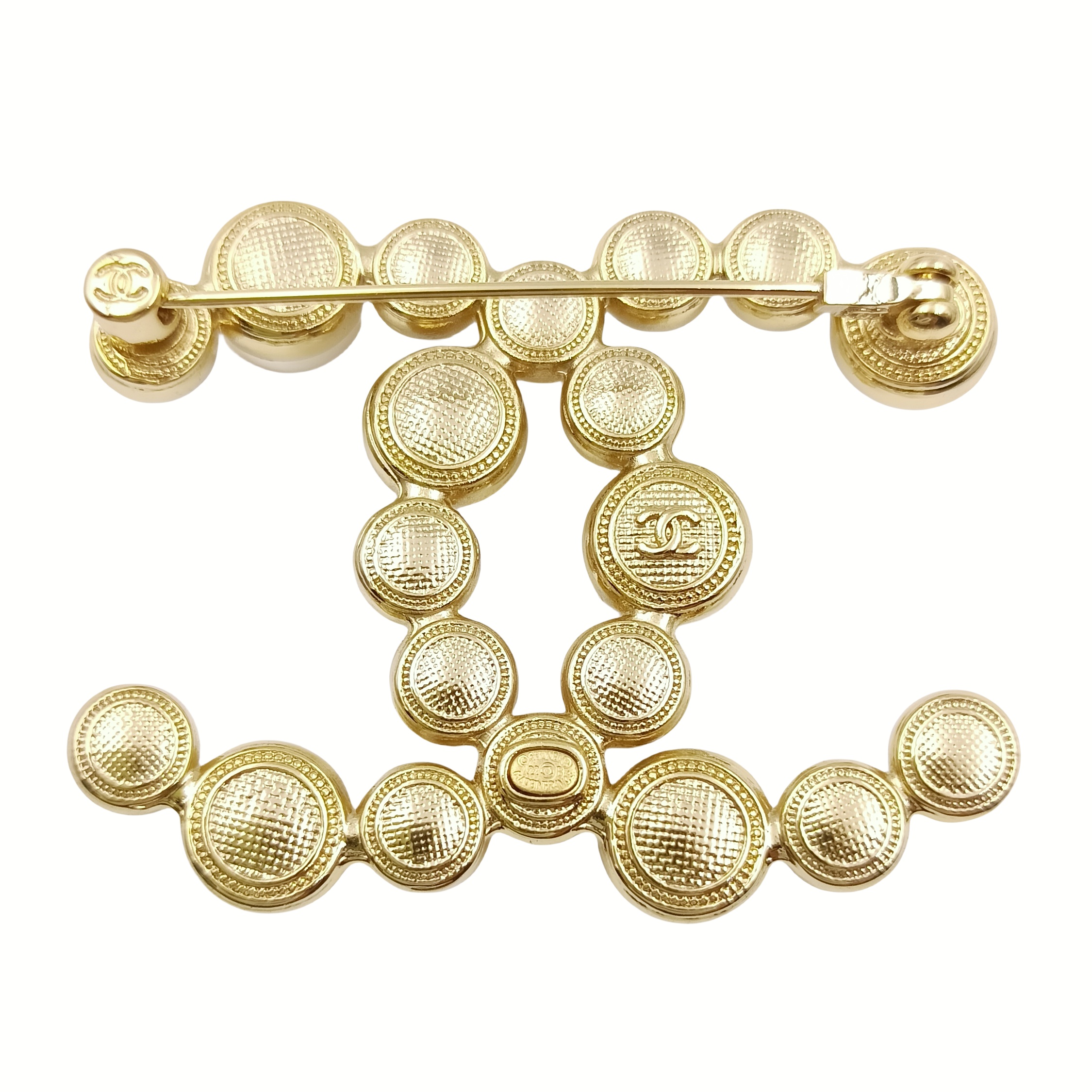 BCB031 Pearl  CC  brooch - ccjewelryacc