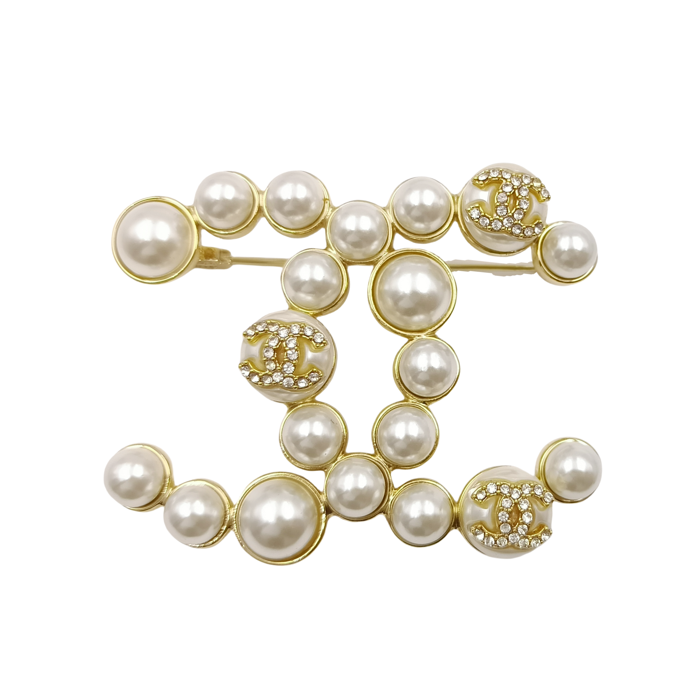 BCB031 Pearl  CC  brooch - ccjewelryacc