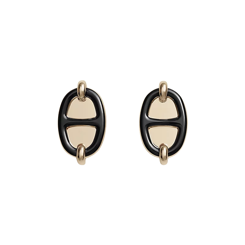 HMES005 Mini Maillon earrings S925 Sterling silver - ccjewelryacc