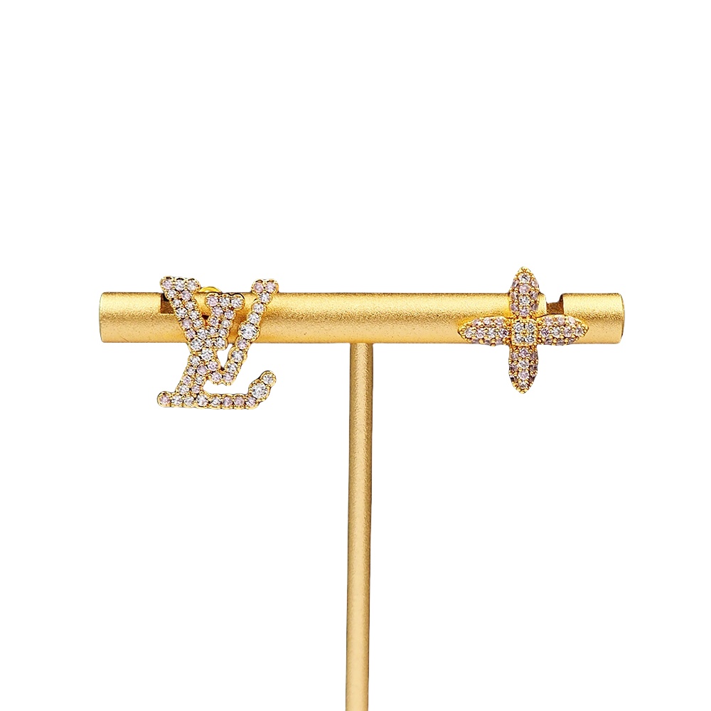 LVE116 L&V Full crystal Iconic Trésor stud earring - ccjewelryacc