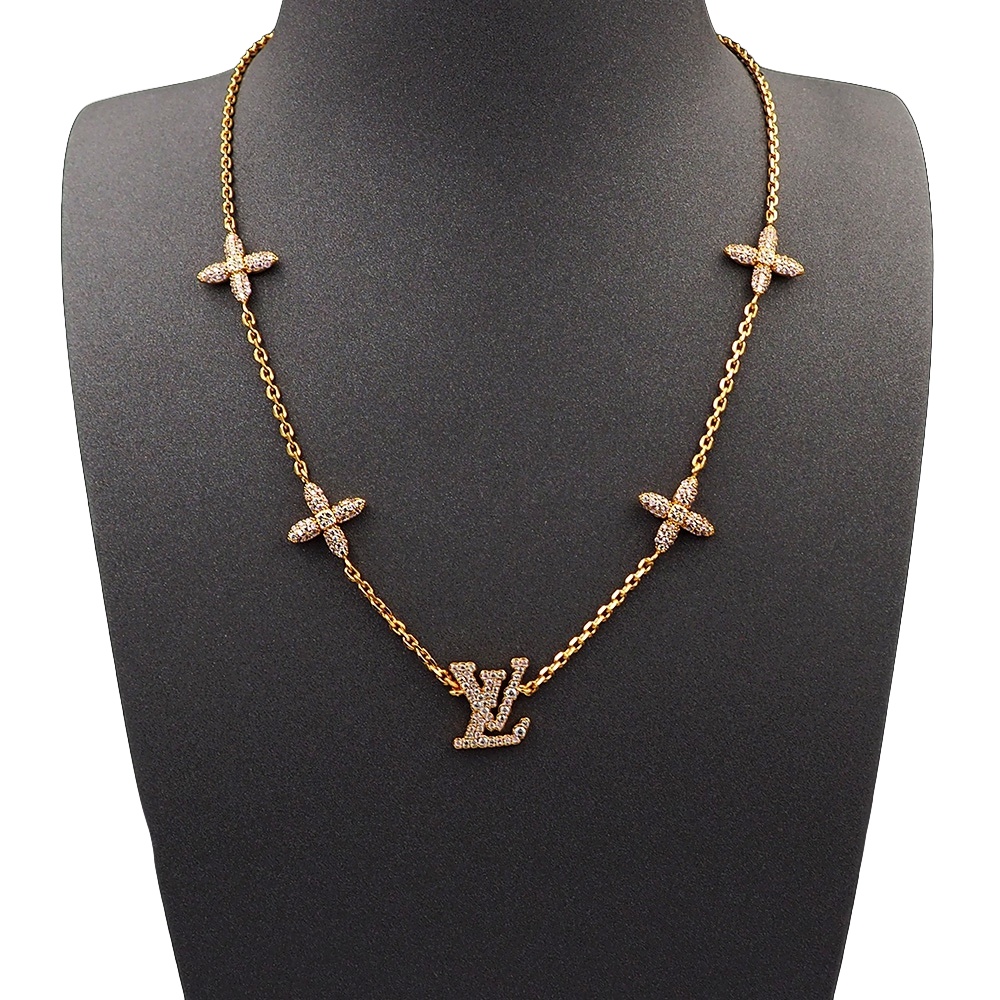 LVN018 M01480 Full crystal Iconic Trésor choker necklace - ccfashionjewelry