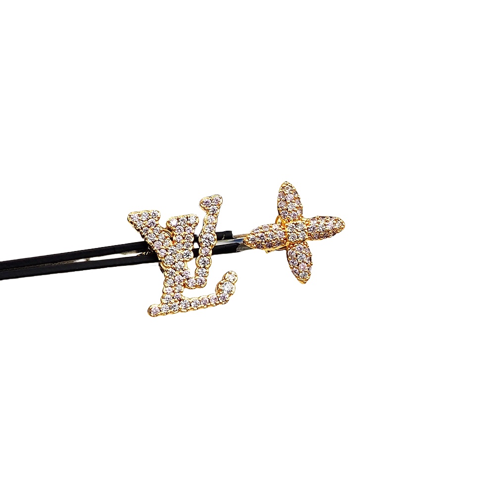 LVE116 L&V Full crystal Iconic Trésor stud earring - ccjewelryacc