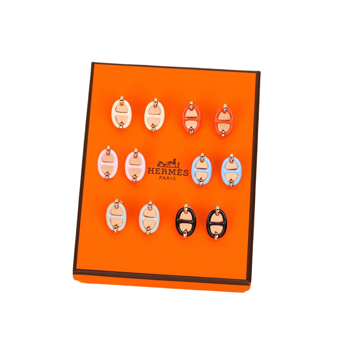 HMES005 Mini Maillon earrings S925 Sterling silver - ccjewelryacc