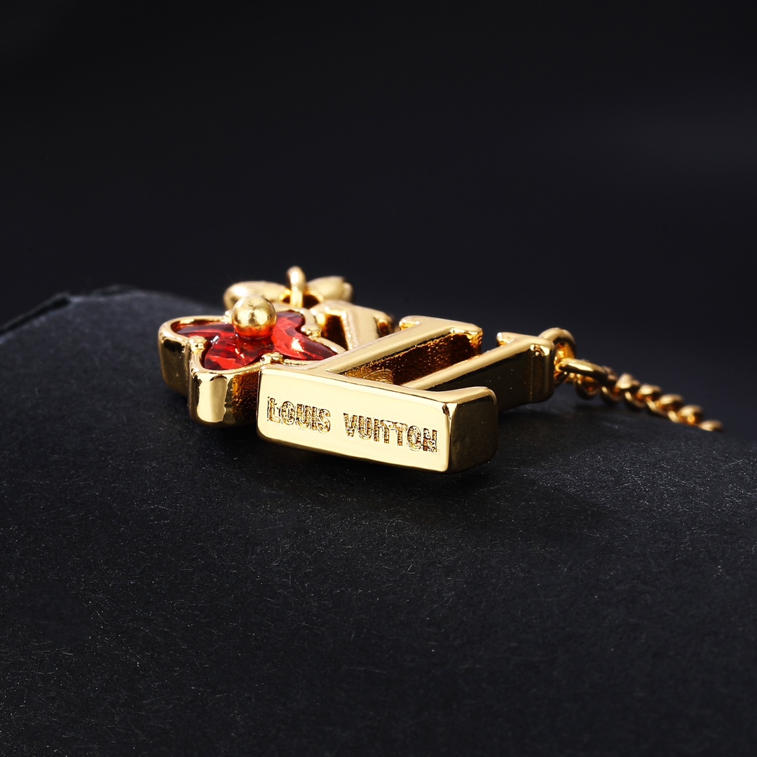 LVN092  LV M00783 Loulougram Necklace - ccjewelryacc