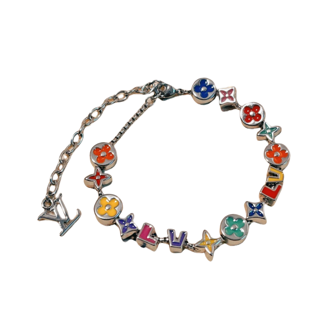 LVN043 louis Monogram party necklace - ccjewelryacc