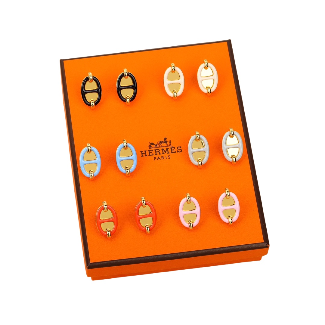 HMES005 Mini Maillon earrings S925 Sterling silver - ccjewelryacc