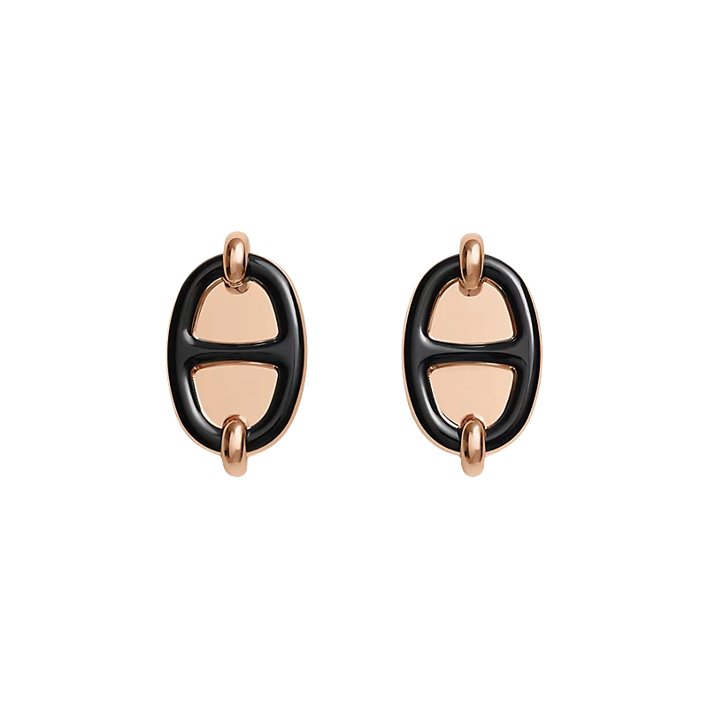 HMES005 Mini Maillon earrings S925 Sterling silver - ccjewelryacc