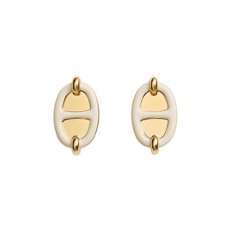 HMES005 Mini Maillon earrings S925 Sterling silver - ccjewelryacc