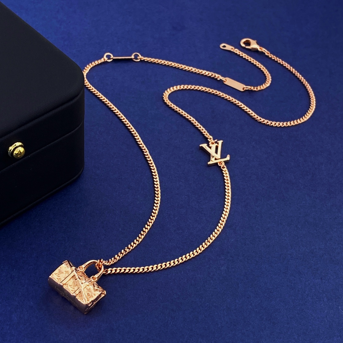 LVN088 Metal ICONS Bag pendant necklace M00914 - ccjewelryacc