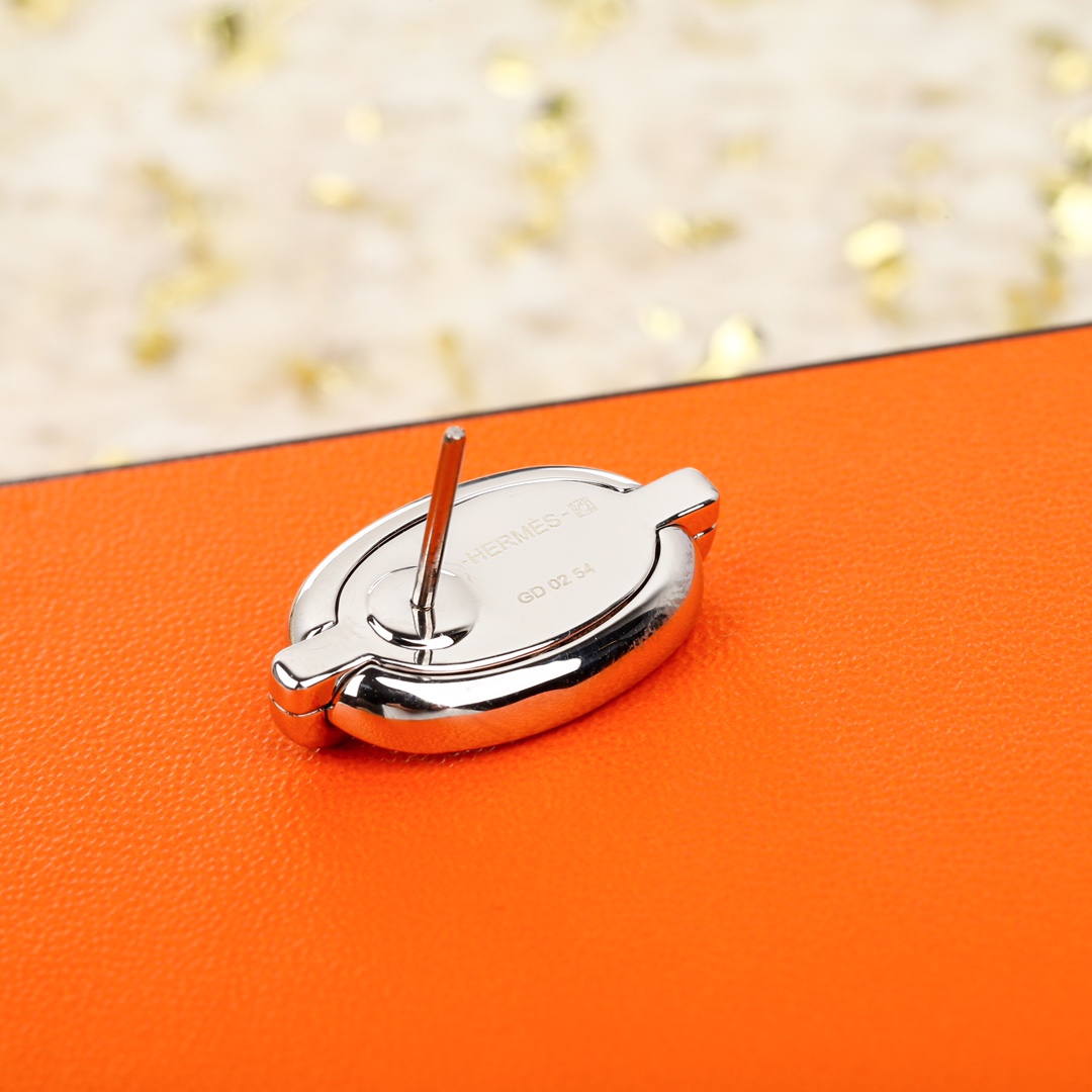 HMES005 Mini Maillon earrings S925 Sterling silver - ccjewelryacc