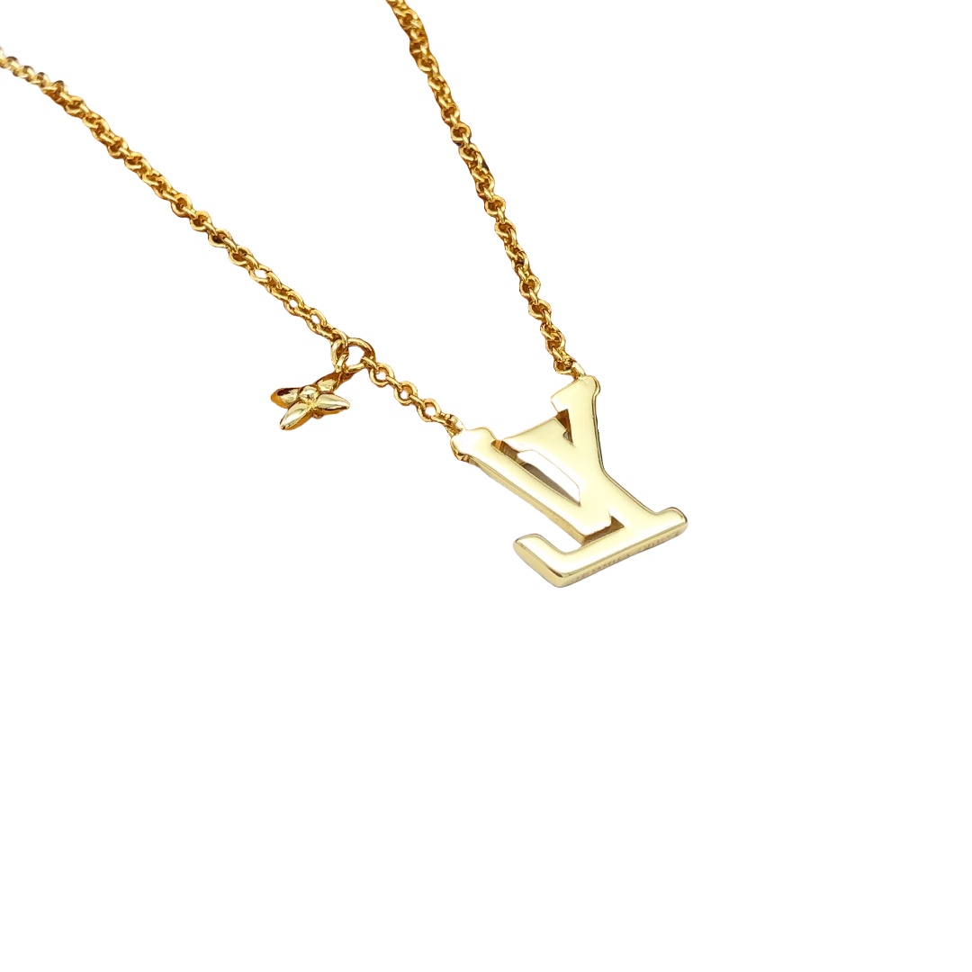 LVN019 LV iconic pearls pendant necklace - ccjewelryacc