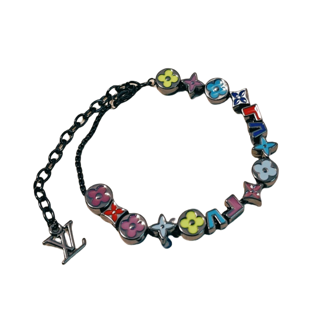 LVN043 louis Monogram party necklace - ccjewelryacc