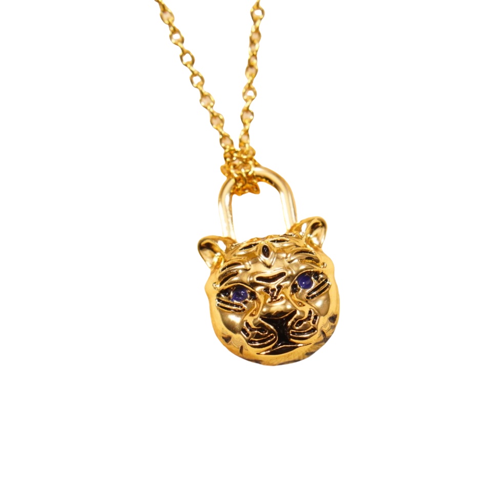 LVN057  My LV Tiger Necklace M00595 - ccjewelryacc