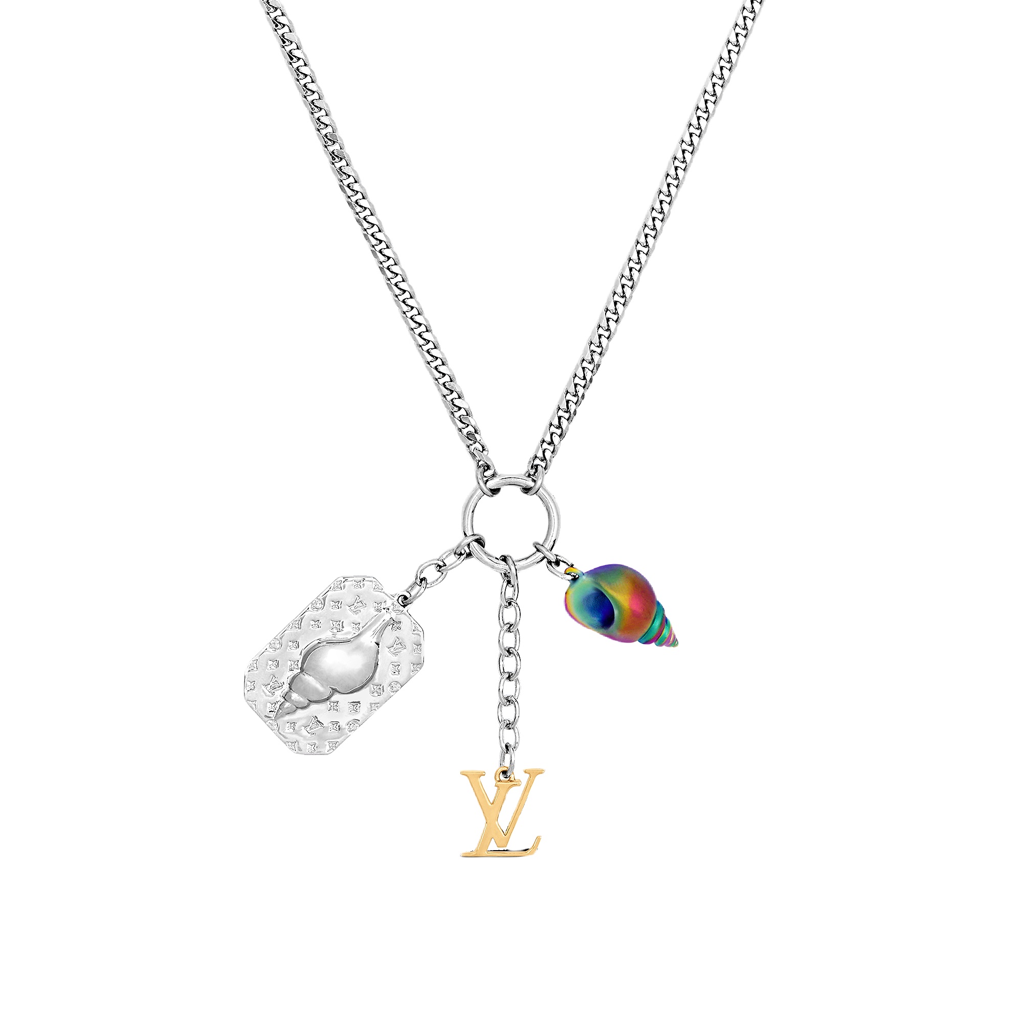 LVN024 M01495 LV Shell necklace - ccjewelryacc