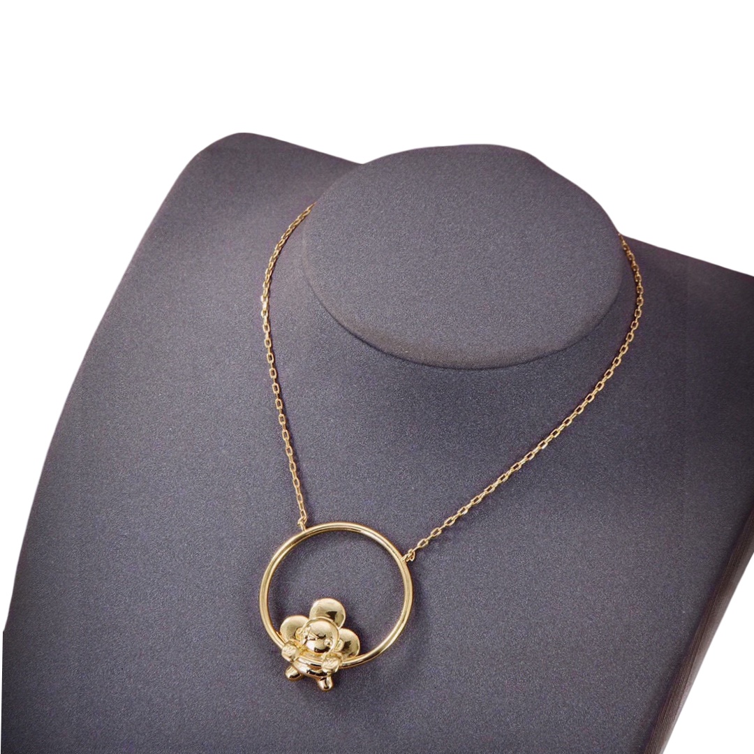 LVN065 M00799 LV Vivienne Swinging Necklace - ccjewelryacc
