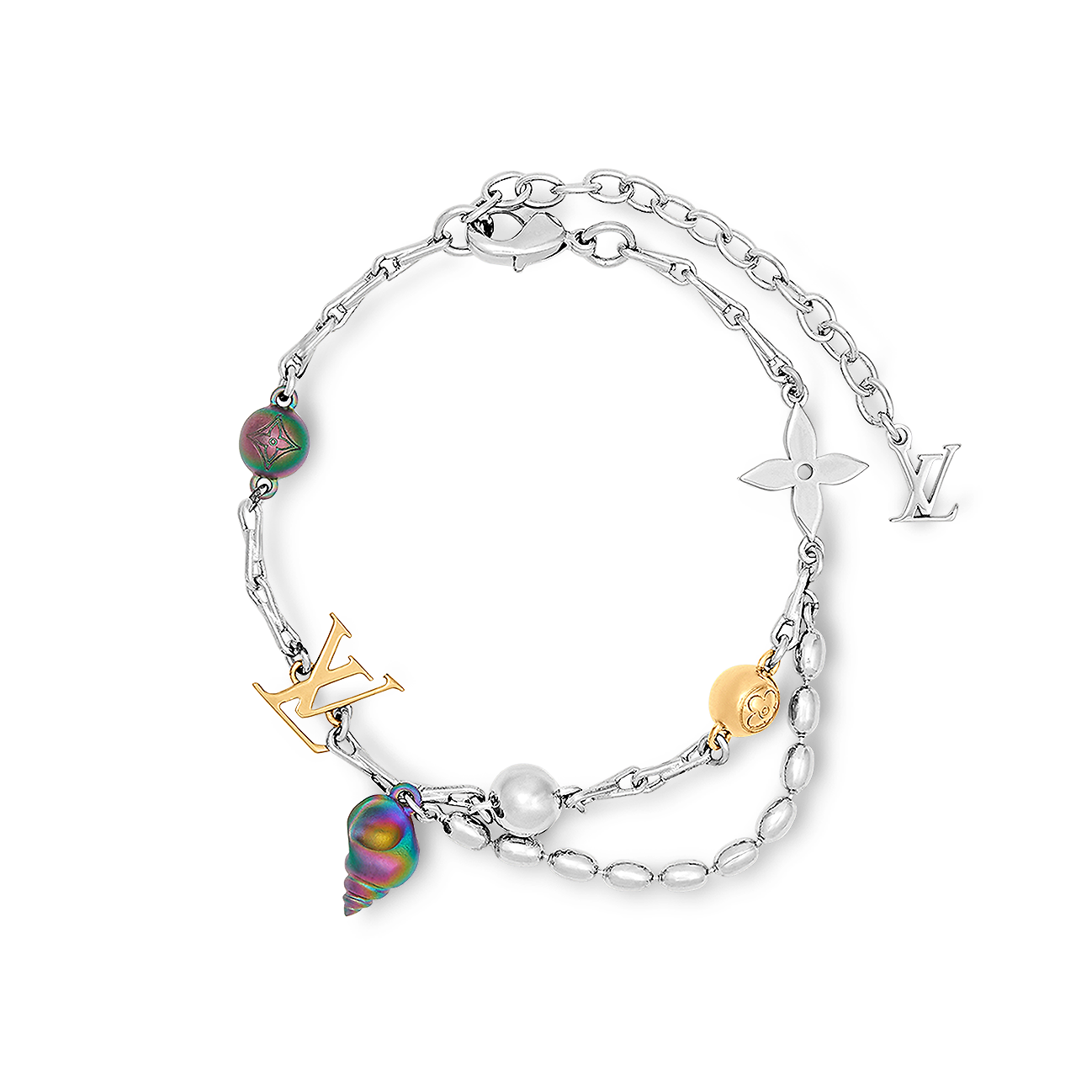 LVS050 M1227A LV Shell bracelet - ccjewelryacc