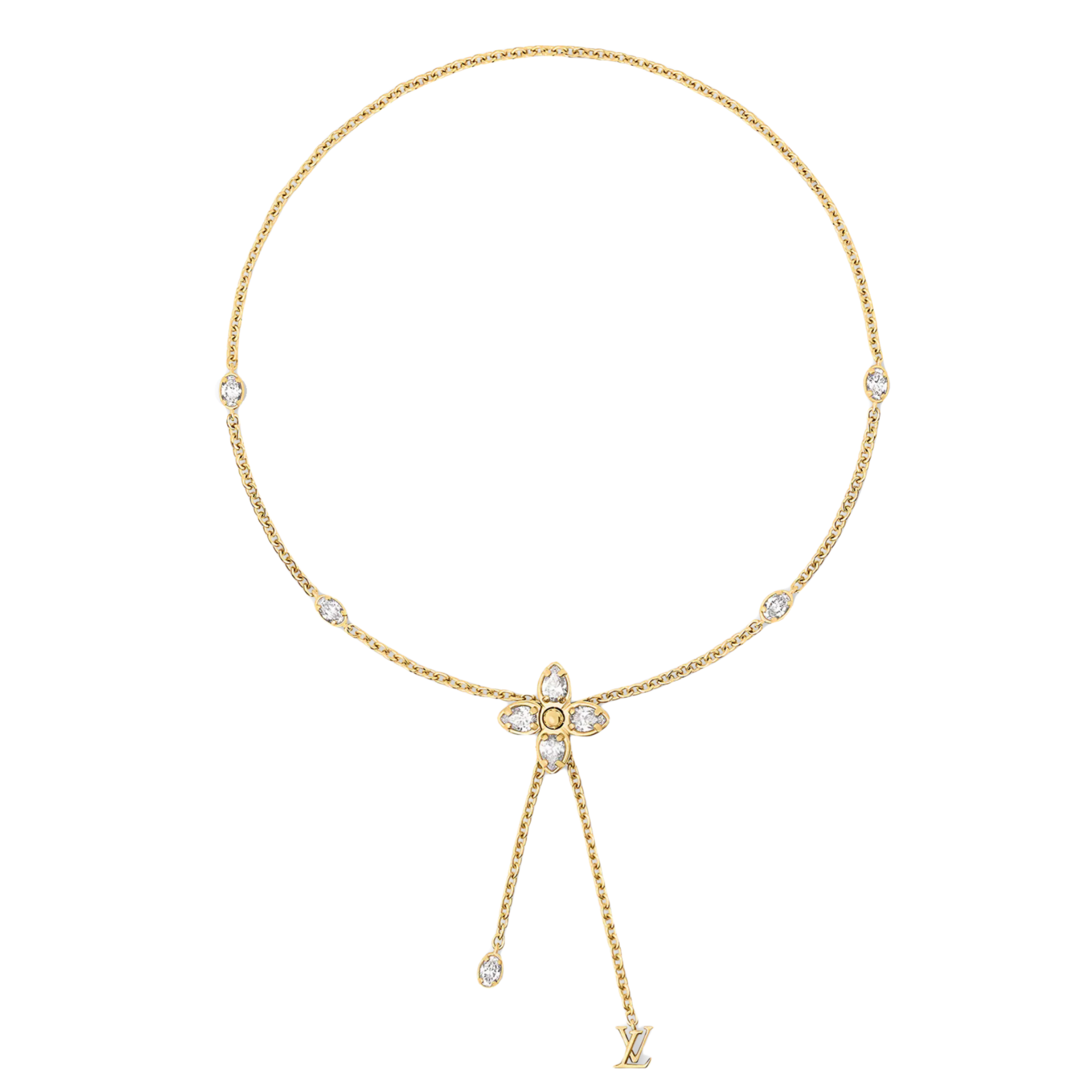 LVN022 M02091 LV Dazzle necklace - ccjewelryacc